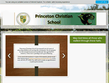 Tablet Screenshot of princetonchristian.org